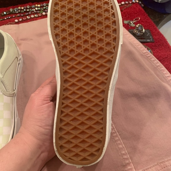 Vans Green Checkered Design Shoes - Picture 13 of 14